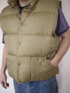 Vintage LL BEAN Insulated GOOSE DOWN Puffy WINTER Mens VEST L REG 