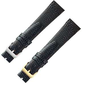 New Mens Lizard Grain Leather Watch Strap Band  