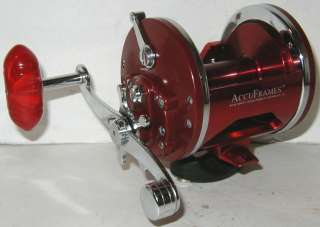 PENN 500S Jigmaster FISHING REEL w/RED ACCURATE AccuFrame &RED Alum 