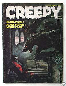 Creepy #6 1965 Warren Horror Comic Magazine Frazetta  C  