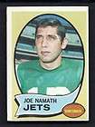 Joe Namath New York Jets 1970 Topps Card #150