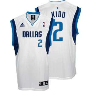  Jason Kidd Youth Jersey: adidas White Replica #2 Dallas Mavericks 