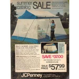  Vintage JC Penny, Summer Catalog, Sale Ends August 10 