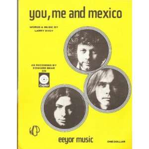    Sheet Music You Me and Mexico Edward Bear 6 