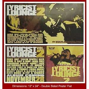  LYRICIST LOUNGE VOLUME 2 12x24 Poster FLAT Everything 