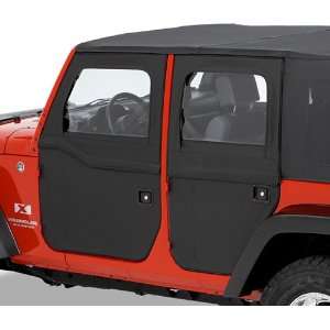   51799 35 Jeep Wrangler 2 Pc Soft Doors   JK   Rear Doors for Unlimited