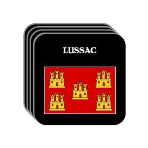  Poitou Charentes   LUSSAC Set of 4 Mini Mousepad 