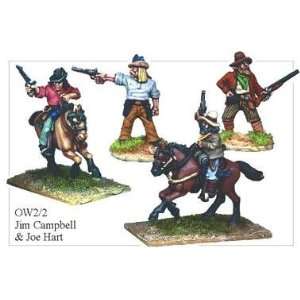  Old West Jim Campbell & Joe Hart (4) Toys & Games