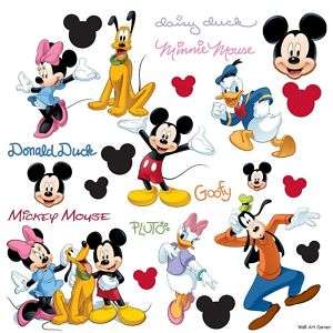 Mickey & Friends Boys Girls Vinyl Wall Sticker Decal  