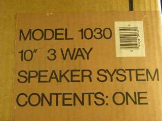Pair Jensen Concert Series Speakers 3 Way Model 1030  