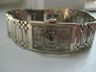 Vintage Mens 14k Gold Diamond Dial Hamilton Wrist Watch  