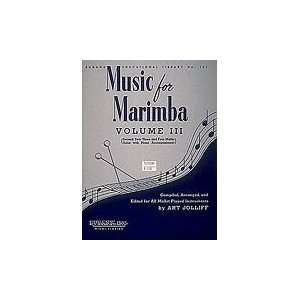    Music for Marimba   Volume III (Jolliff)