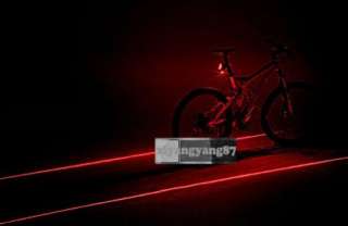 New 2012 Cycling Bike Bicycle Laser Beam Rear Tail Light Lamp  