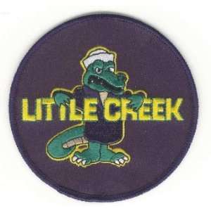  US Navy Amphibious Base Little Creek 4 Round Embroidered 
