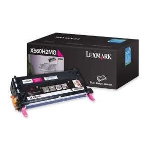  Lexmark Part# X560H2MG High Yield Magenta Toner Cartridge 