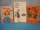 1960s Lot of 3 Fashion Booklets Ideal Tammy American Character Tressy 