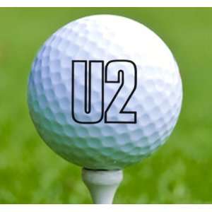  3 x Rock n Roll Golf Balls U2: Musical Instruments