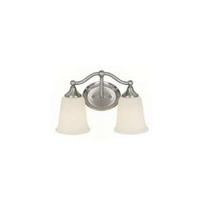 Home Solutions VS10502BS Claridge 2 Light Bath Vanity Light in Brushed 