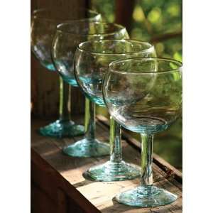 Recycled Glass Big Bowl Glasses 