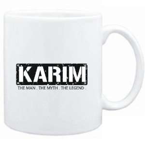  Mug White  Karim  THE MAN   THE MYTH   THE LEGEND  Male 