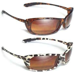   Sunglasses Leopard and Tortoise with Carry Bags Riding: Automotive