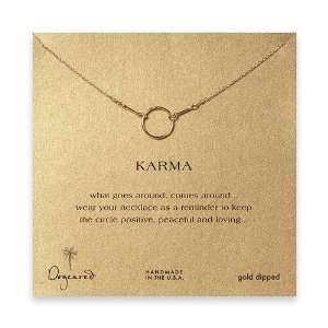  Dogeared Karma Original Gold Dipped Necklace Everything 