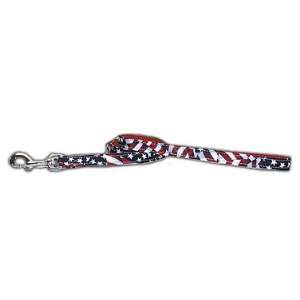 4ft USA Fabric Lead (Size: 4) (Catalog Category: Dog / Leads 