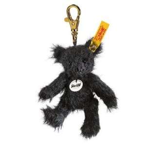  Steiff Mini Teddy Bear Black Plush Key Chain: Toys & Games