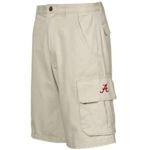  Alabama Crimson Tide Khaki Cargo Shorts