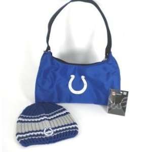  Indianapolis Colts NFL Womens Ultimate Fan Gift Set   Hobo Purse 