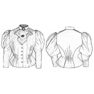   Victorian or Western Waist Blouse Pattern: Arts, Crafts & Sewing
