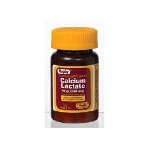  Calcium Lactate Tablets 10 Grain (648mg) 100 Health 