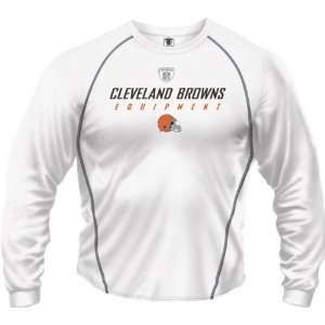  Cleveland Browns  White  Speedwick Performance Long Sleeve 