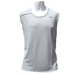  Nike Grey Dri FIT UV Sleeveless Workout Top Sports 