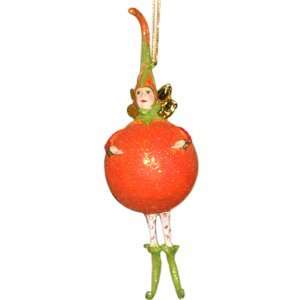  Brewster Krinkles Mini Ornament Tangerine