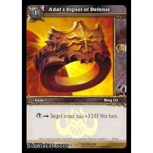   Raid Deck   Adals Signet of Defense #008 Mint English) Toys & Games