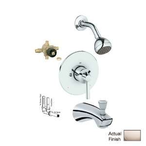 GROHE Arden Brushed Nickel 1 Handle Tub & Shower Faucet with Single 
