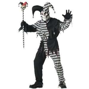  Adult Evil Jester Costume Size Large (42 44) Everything 