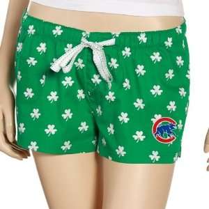   Chicago Cubs Ladies Kelly Green Dublin Boxer Shorts