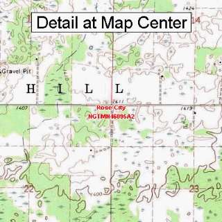   Topographic Quadrangle Map   Rose City, Minnesota (Folded/Waterproof