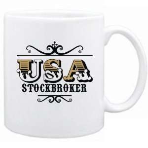  New  Usa Stockbroker   Old Style  Mug Occupations