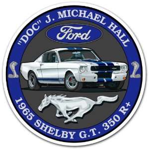   Shelby Gt 350 Doc J. Michael Hall Car Bumper Sticker Decal 4x4