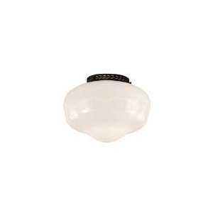  House FLGC 1108 FB, White Opal Glass Light Kit, 1x60W (Damp Location 
