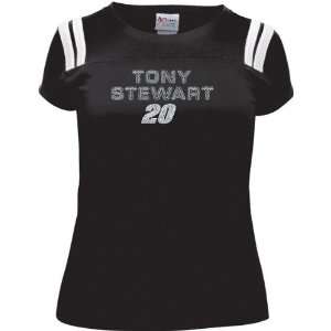   Tony Stewart Womens Fan Flare Embellished T Shirt: Sports & Outdoors