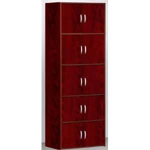  10 Doors Mahogany Storage Cabinet