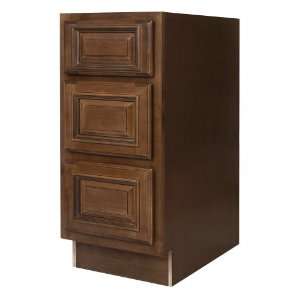   Install All Wood Kitchen Cabinet, Heritage Chocolate Glaze Maple: Home