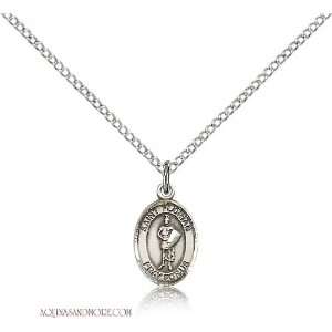  St. Florian Small Sterling Silver Medal Jewelry