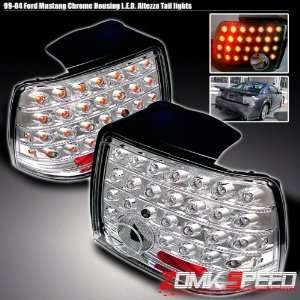  FORD MUSTANG 99 04 EURO CHROME LED TAIL LIGHTS Automotive
