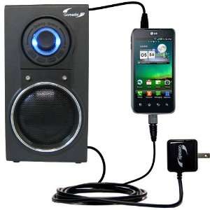  Speaker with Dual charger also charges the LG Optimus 2X: Electronics