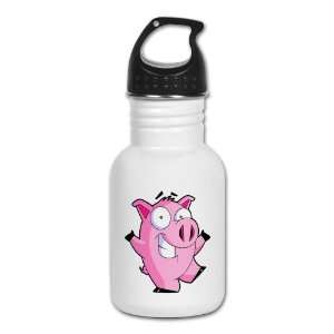  Kids Water Bottle Pig Cartoon 